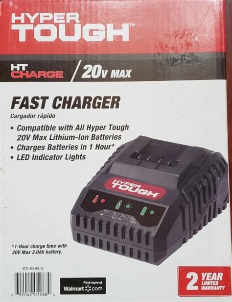 Hyper Tough V Max Fast Battery Charger For V Lit Ion Off