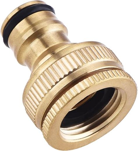 Brass Hose Tap Connector 1 2 Inch To 3 4 Inch Garden Water Hose Thread