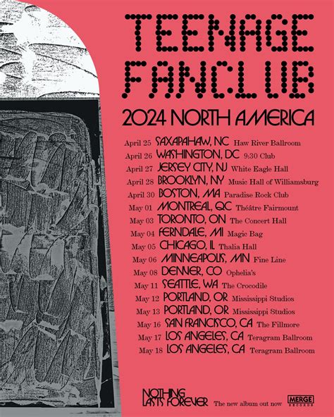 Teenage Fanclub Announces Spring 2024 North American Tour Dates Mxdwn