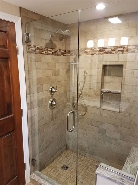 Creating The Perfect Glass Tile Shower Shower Ideas