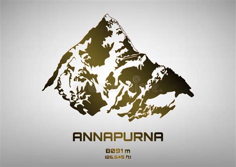 Mt Annapurna Stock Illustrations 7 Mt Annapurna Stock Illustrations