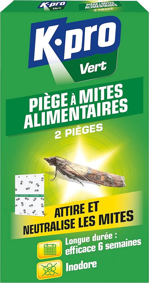 KAPO Pièges à Mites Alimentaires L Etui de 2 Idéal pour éliminer