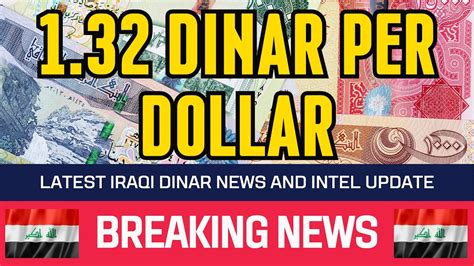 Iraqi Dinar Big Revaluation Iraqi Currency Dinar Per Dollar