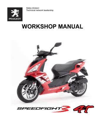 Peugeot Speedfight Rs Workshop Manual Manualzz