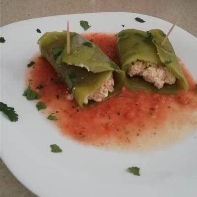 Tacos De Nopal Rellenos De Reques N Receta De Andrea Cookpad