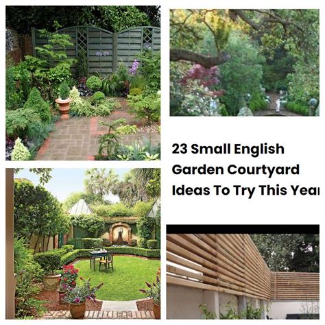 Small English Garden Courtyard Ideas To Try This Year Sharonsable