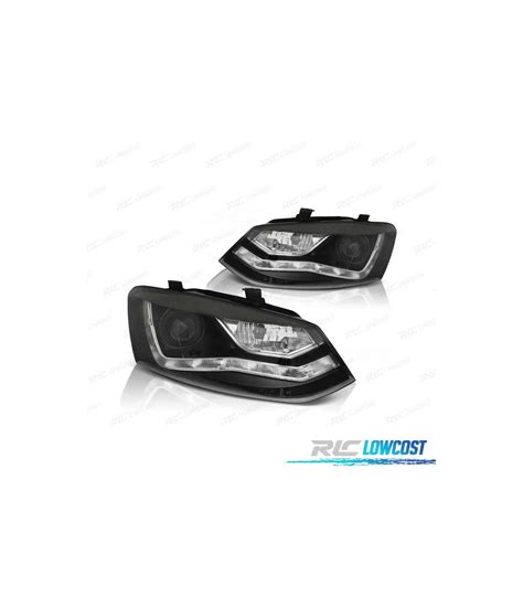 Farois Luz Diurna Led Para Volkswagen Vw Polo Fundo