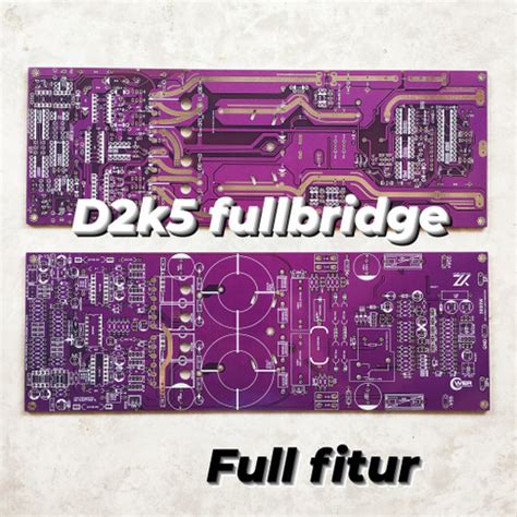 Jual Pcb Class D D K Fullbridge Full Fitur Dual Feedback Ungu Kota