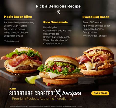 McDonalds Is Testing New Signature Crafted Sandwiches In Washington