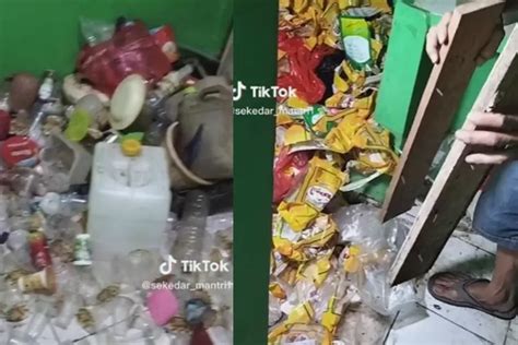 Lagi Dan Lagi Viral Kamar Kontrakan Penuh Sampah Penyewa Kabur Usai