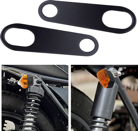 Ourbest Motorcycle Turn Signal Light Bracket Rear Indicator Relocation