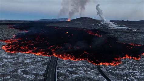 Volcano On Iceland S Reykjanes Peninsula Erupts 7th Time In A Year Cgtn