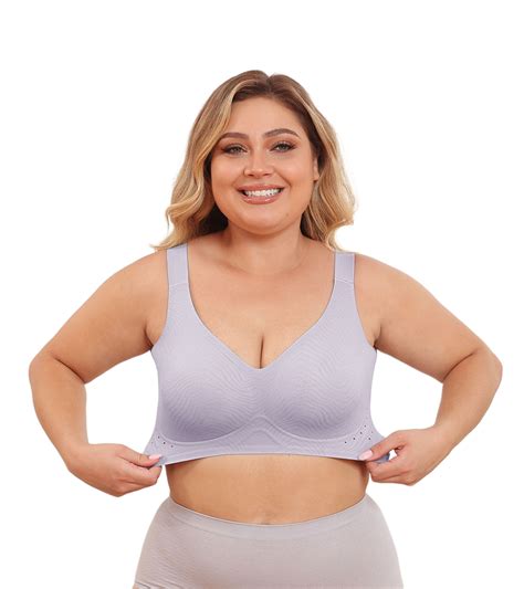 Daystry Plus Size Soft Wirefree Bras For Women Full Coverage No Underwire Everyday Comfortable