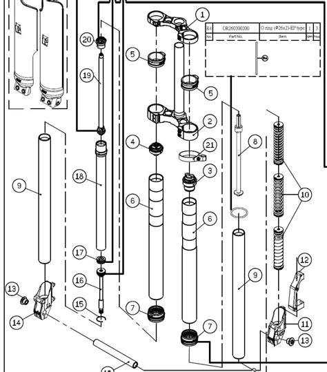 DNM is sending me parts to fix my damper. Here is the forks diagram : r ... 