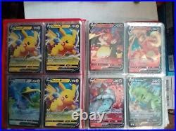 Pokemon Card Lot With Binder Collection Wotc Vstar Vmax Tg V