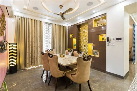 Geometric False Ceiling Design With Gypsum Livspace