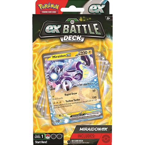 Pokemon Trading Cards Ex Battle Decks Miraidon Ex Card Deck