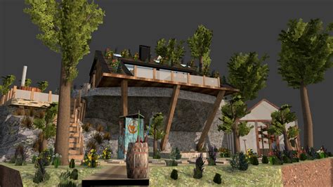 Dae Diorama Eco House D Model By Noahforszpaniak Sketchfab