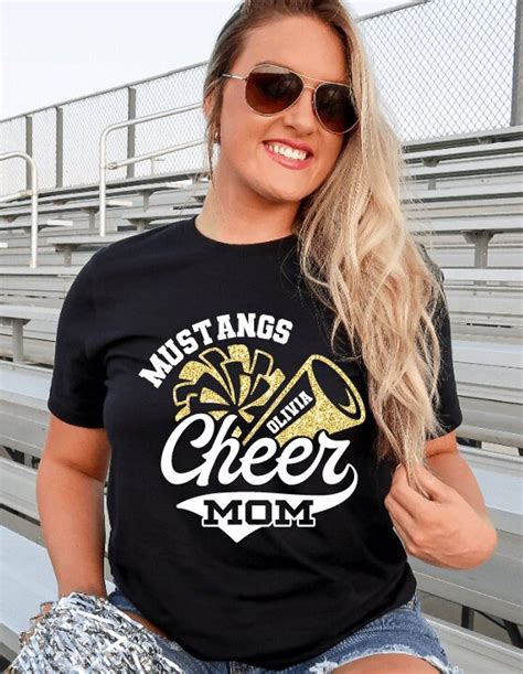 Cheer Mom Shirtglitter Cheer Mom Shirtcheer Mom Teecheer Mom Shirt