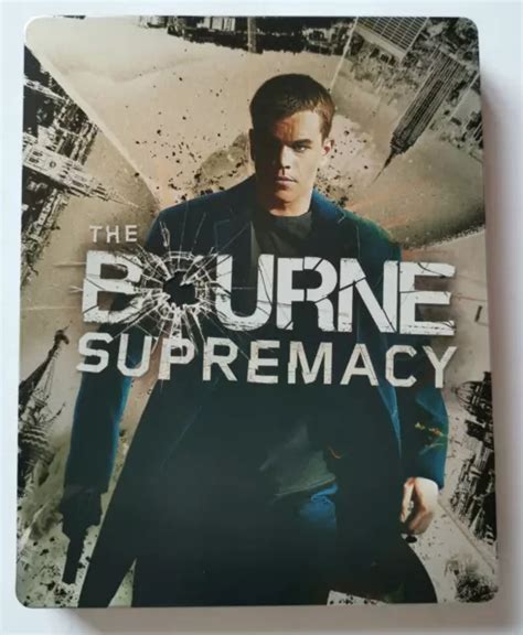 THE BOURNE SUPREMACY Blu Ray Steelbook Zavvi Limited Edition Region