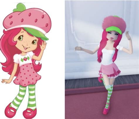 Dress To Impress Outfit Idea Strawberry Shortcake Em