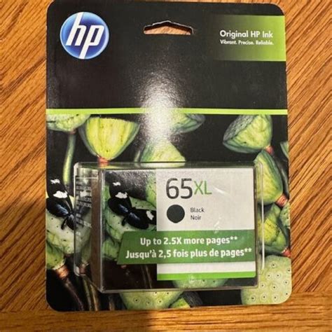 Hp 65xl Black Ink Cartridge N9k04an Ebay