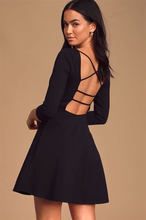 Skater Dresses Dont Stop The Beat Backless Skater Dresses