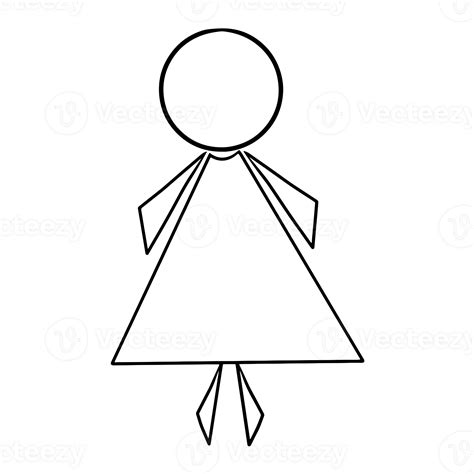 Hand Drawing Of Female Toilet Icon Doodle Illustration 45943615 Png