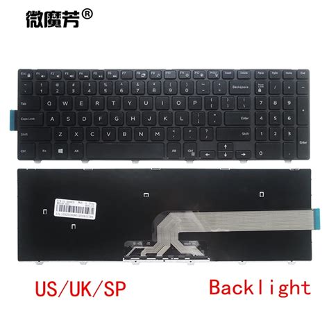 Us Uk Sp Keyboar For Dell Inspiron