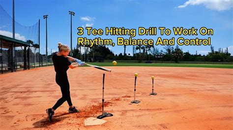 Tee Hitting Drill To Work On Rhythm Balance And Control Youtube