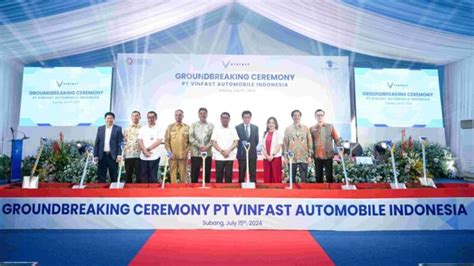 VinFast Auto Breaks Ground On US 200 Million EV Assembly Plant In