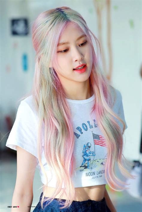 Foto Rose Blackpink Cute Kpop Hair Color Rosé Red Hair Rosé