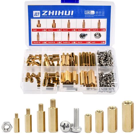 Zhihui M Brass Hex Standoff Spacer Male Female Pcb Hexagon Motherboard