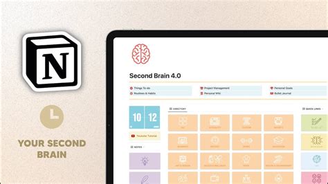 Second Brain Notion Template Youtube