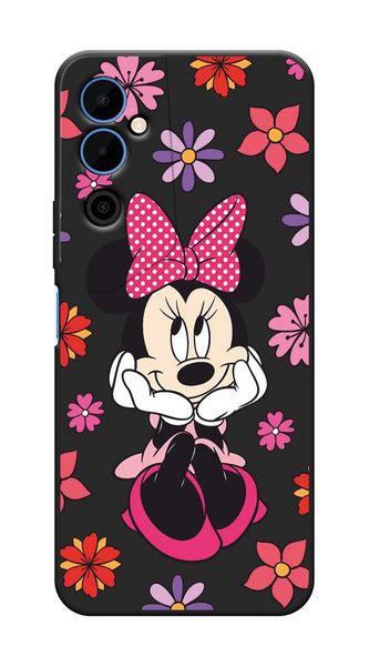 Матовый силиконовый чехол на Tecno Pova Neo 2 / Текно Пова Нео 2 "Минни ...
