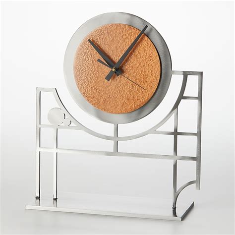 Wright Time Mantel Clock With Two Tone Face By Ken Girardini And Julie