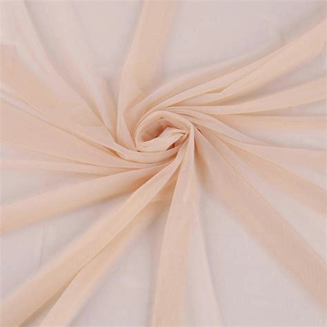 Buy AnnyCraft Ultrathin 4 Way Stretch Net Fabric Nylon Spandex Power