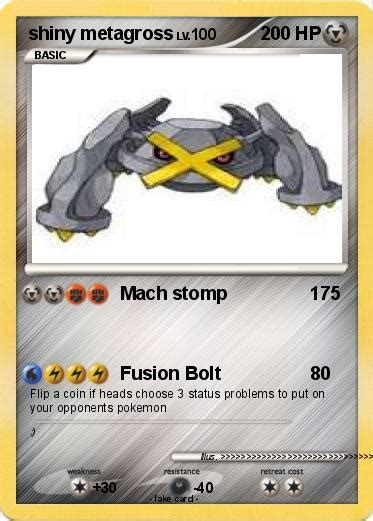 Pokémon shiny metagross 13 13 - Mach stomp 175 - My Pokemon Card