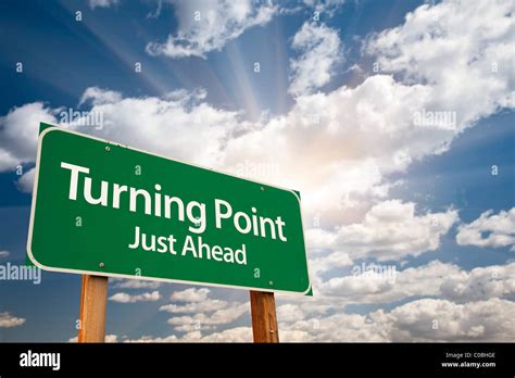 Turning Point Road Sign Hi Res Stock Photography And Images Alamy