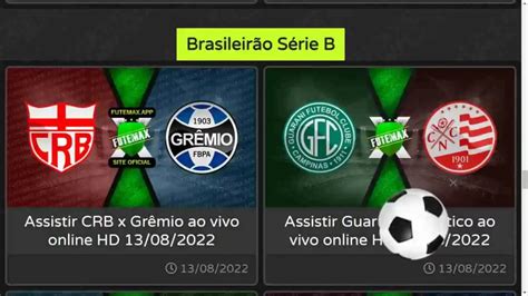 Futemax Futebol Ao Vivo Assistir Futebol Grátis No Celular E No Pc 3xbit