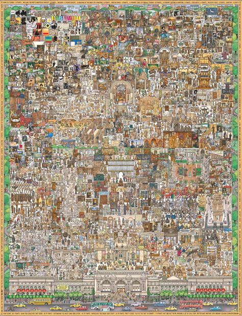 Metropolitan Museum of Art of New York Map. By John Kerschbaum. : r/MapPorn