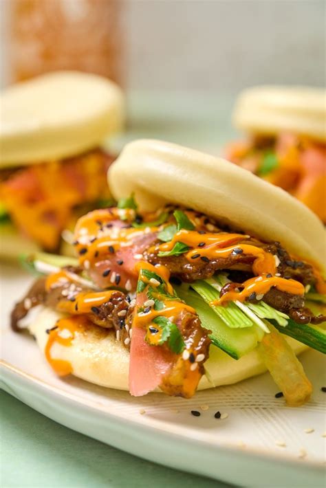 Sticky Pulled Oyster Mushroom Vegan Bao Recipe