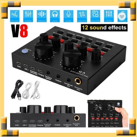 Jual Sound Card V Singing Live Soundcard Mixer External Audio