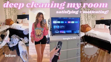 Deep Cleaning And Organizing My Room ☁️ 🪴 Satisfying Motivating Youtube