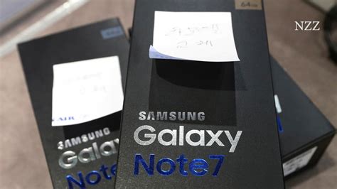 Samsung Bietet Galaxy Note 7 Kunden Anderes Gerät Nzz