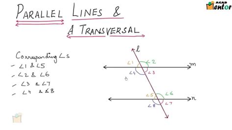 Angles Lines And Transversals