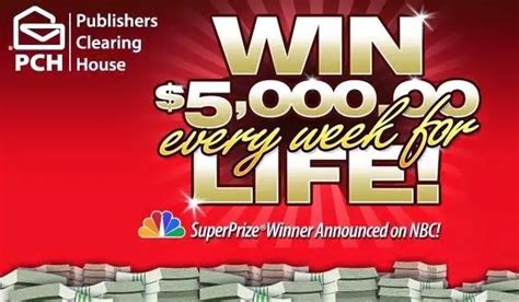 Pch A Week For Life Sweepstakes Giveaway No