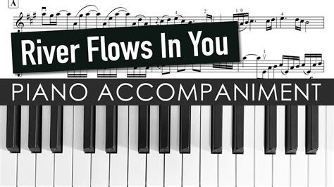 Yiruma River Flows In You Piano Accompaniment Violin Sheet Music Youtube