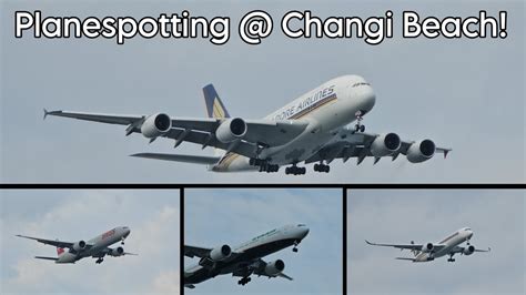 Hours Planespotting At Changi Beach Youtube