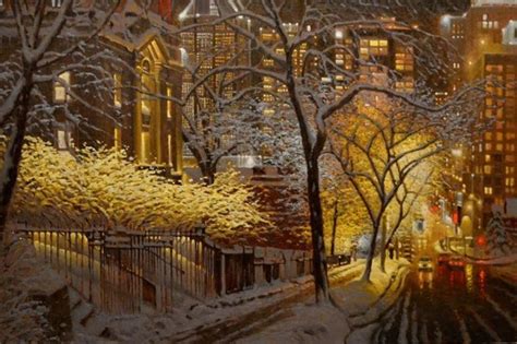 «Душевная» пастель от канадского художника Ричарда Савойя. Cityscape ...